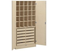 Norden FSC sybehörsskåp B100xH210xD47 björk