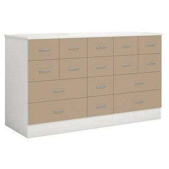 Norden köpmansdisk 16 lådor B152xD59xH89 vit