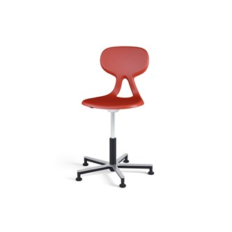 Stol Poly gas Alu large sh 50-70 cm med glidfötter