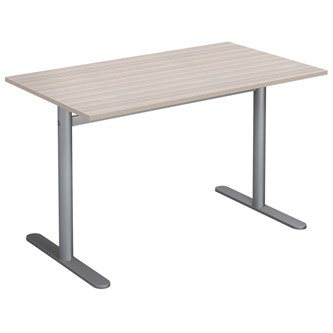 Pelarbord Cross T 120x60 cm HT silverstativ