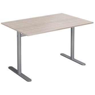 Pelarbord Cross T 120x80 HT höjd 72 silverstativ