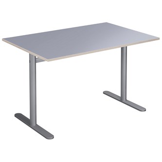 Pelarbord Cross T 120x80 HT höjd 72 silverstativ