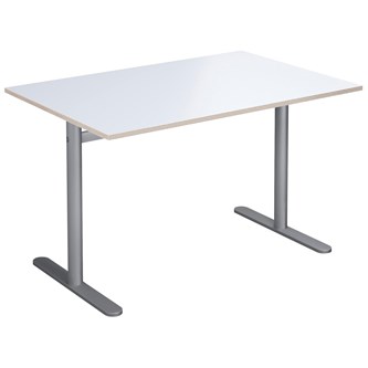 Pelarbord Cross T 120x80 HT höjd 72 silverstativ