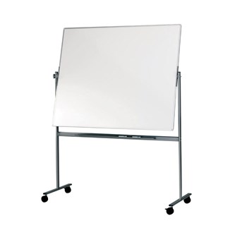 Vändbar whiteboard på stativ 150x120 cm