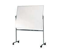 Vändbar whiteboard på stativ 150x120 cm