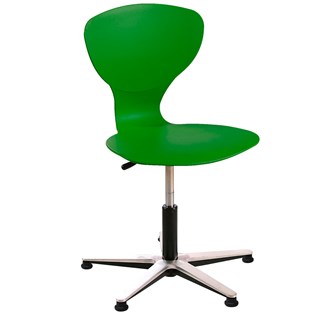 Stol Secundo gas Alu large sh 38-50 cm med glidfötter