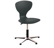 Stol Secundo gas Alu large sh 38-50 cm med glidfötter