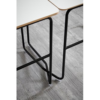 Bord Fay HT 120x60 cm svart stativ