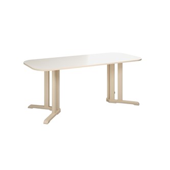 Bord Linnea akustiklaminat björk 180x80 H72 cm