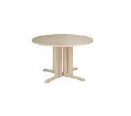 Bord Linnea akustiklaminat björk ø 120 H72 cm