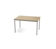 Bord Multiflex BX X 120x80 höjd 72-88 cm silverstativ