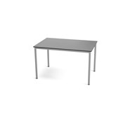 Bord Multiflex BX C 120x80 höjd 80 cm silverstativ