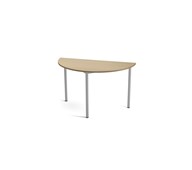 Bord Multiflex BX X halvrunt ø 120 höjd 72-88 cm silverstativ