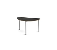 Bord Multiflex BX X halvrunt ø 120 höjd 72 cm silverstativ