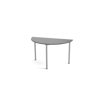 Bord Multiflex BX C halvrunt ø 120 höjd 72 cm silverstativ