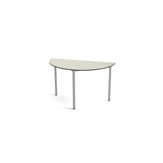 Bord Multiflex BX C halvrunt ø 120 höjd 72 cm silverstativ