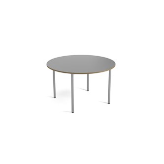 Bord Multiflex BX X runt ø 120 höjd 80 cm silverstativ