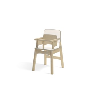 Barnstol Helmi vitpigmenterad 37 med bygel