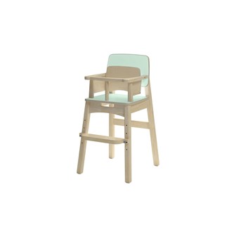 Barnstol Helmi klarlackad björk 54 med bygel