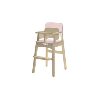 Barnstol Helmi klarlackad björk 54 med bygel