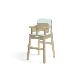 Barnstol Helmi vitpigmenterad 50 med bygel