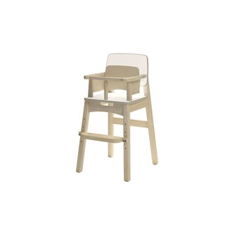 Barnstol Helmi klarlackad björk 54 med bygel