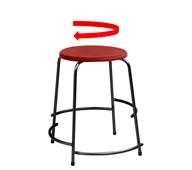 Pall Multi Pur snurr sh 65 cm, svart stativ