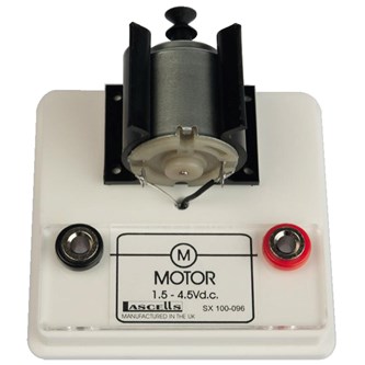 Elmotor 1,5-4,5V DC, med plattform