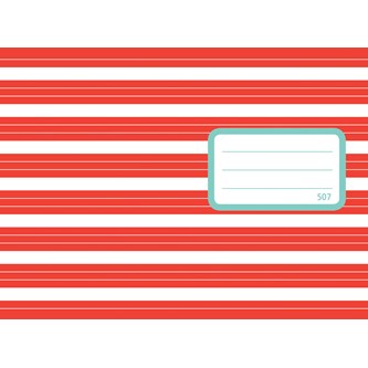 Skrivhäfte 507, A5, linjer m. raster 7 mm 20-pack