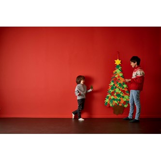 Julgran av händer