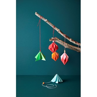Julkulor av origami