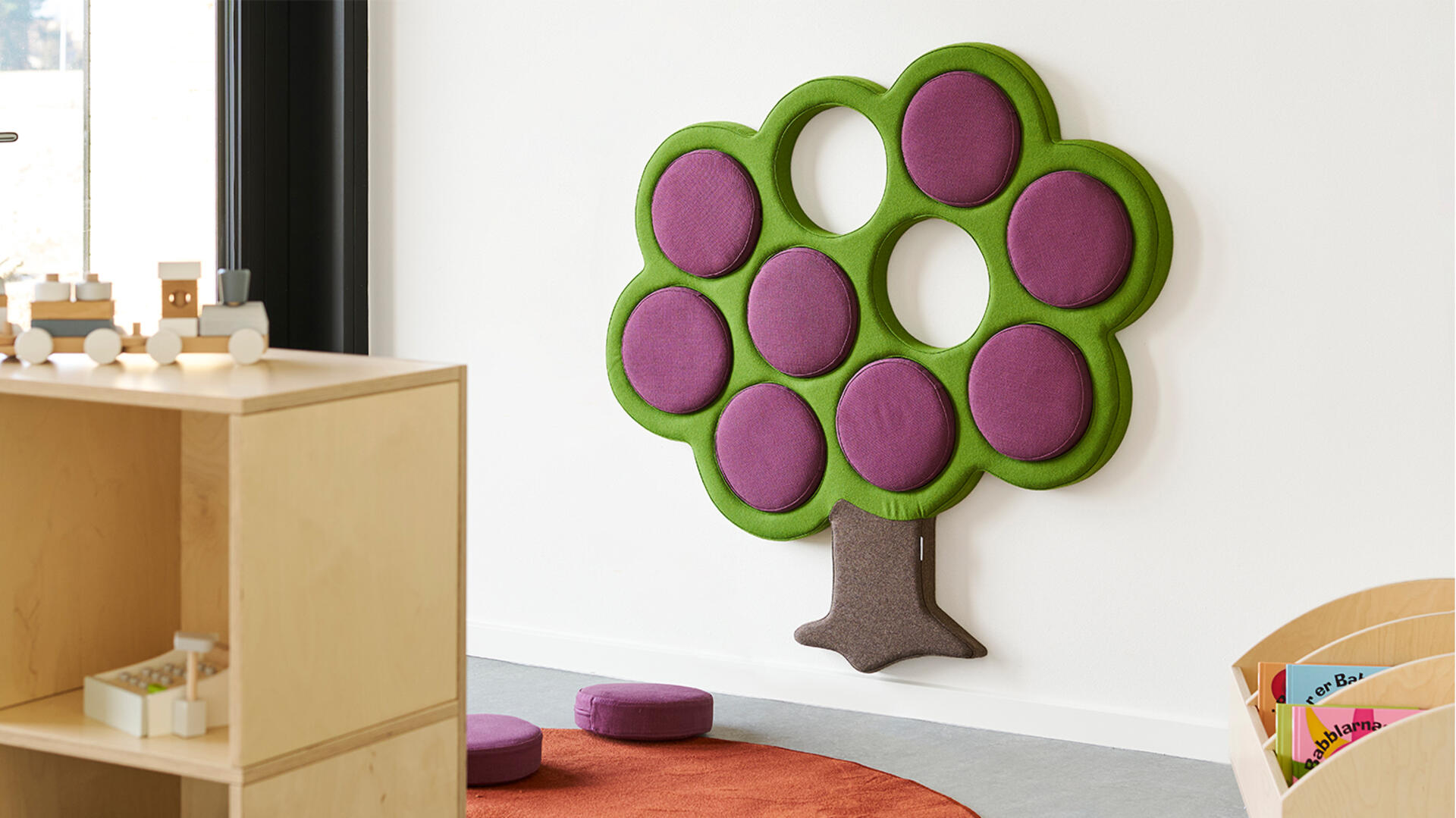 Ljuddämpare med sittdyna