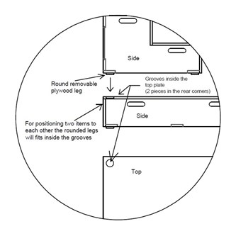 Fixa gradäng påbyggnad B120