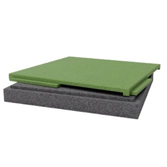 Nordic Rubber Safe Tiles fallskyddsplattor