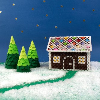 Pärlat pepparkakshus