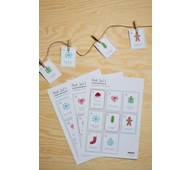 Julkalender uppdragskort