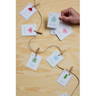 Julkalender uppdragskort