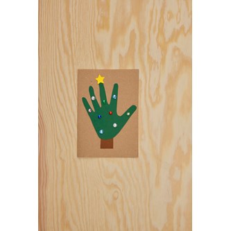 Säg god jul med ett avtryck