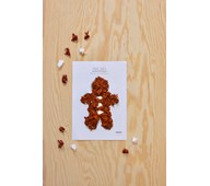 Gratismall pepparkaksgubbe att färglägga