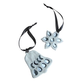 Julhängen med kristallstenar