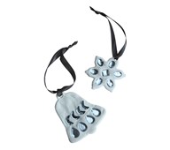 Julhängen med kristallstenar