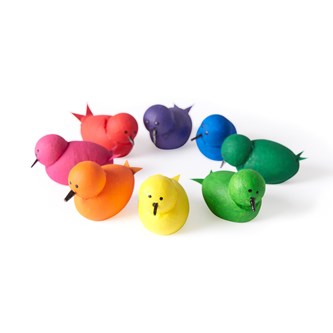 Färgstarka småfåglar