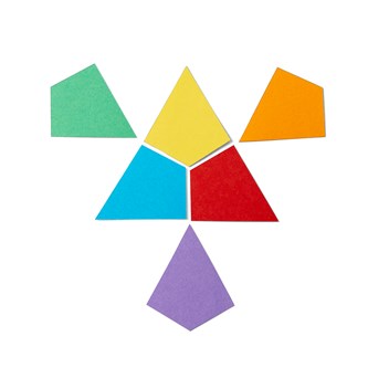 Färglära triangel