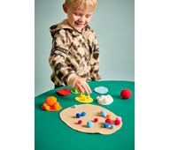 Räkna färgglada ägg