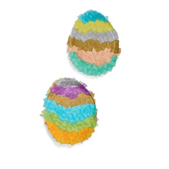 Ägg med silkespapper