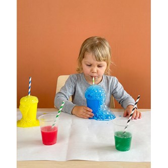 Måla ägg med bubblor