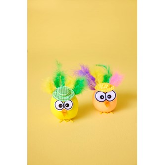 Lerkycklingar med hatt