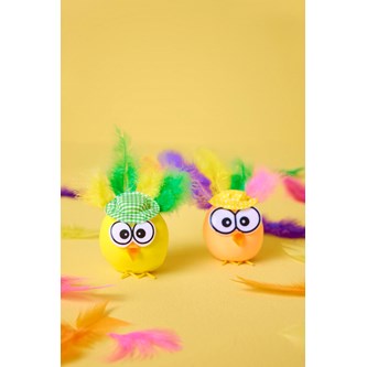 Lerkycklingar med hatt