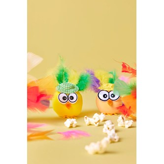 Lerkycklingar med hatt