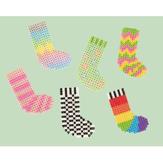 Rocka sockarna med pärlor